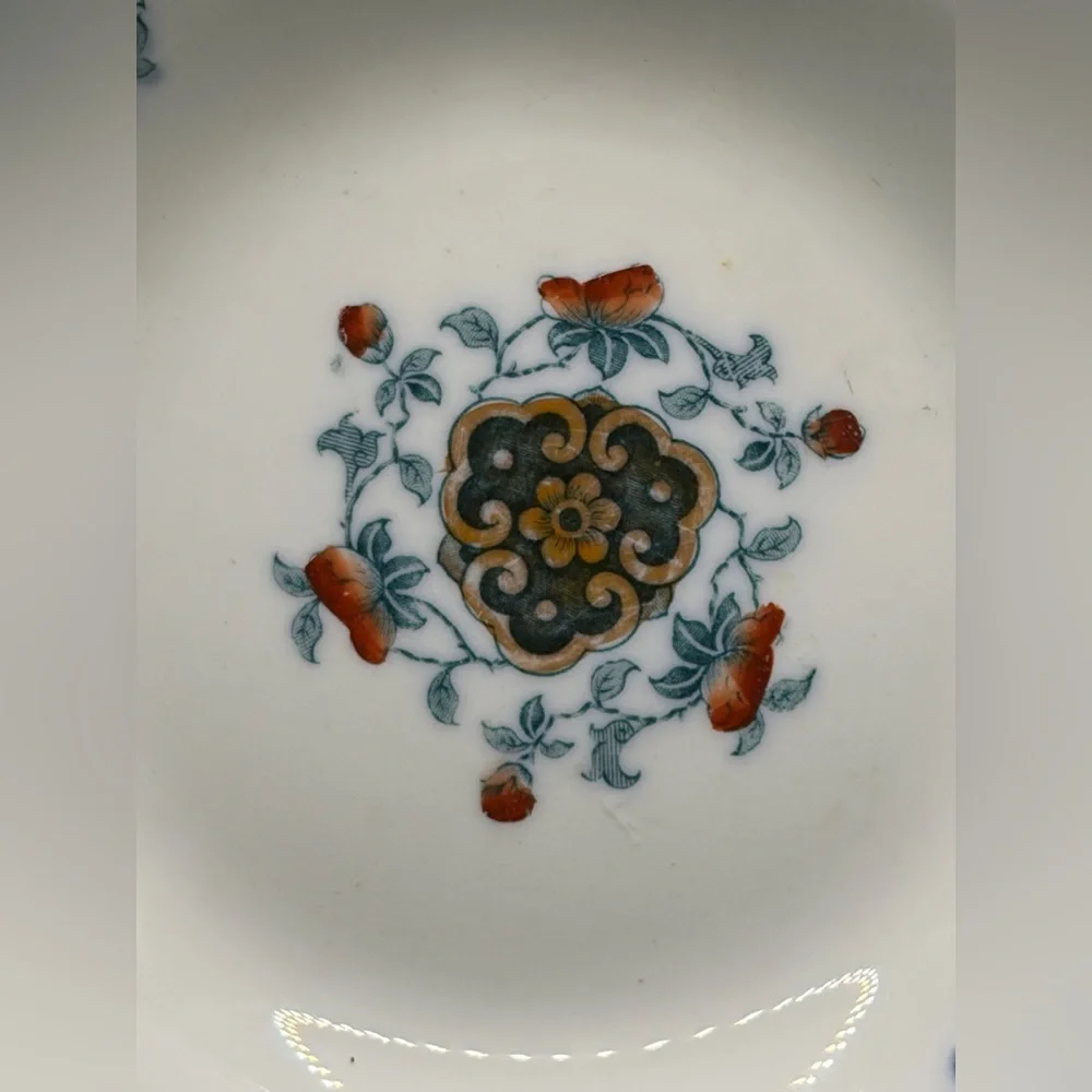 Sevres Hanley England JG Meakin (1890-1900) Antique Ironstone China Plate Dish